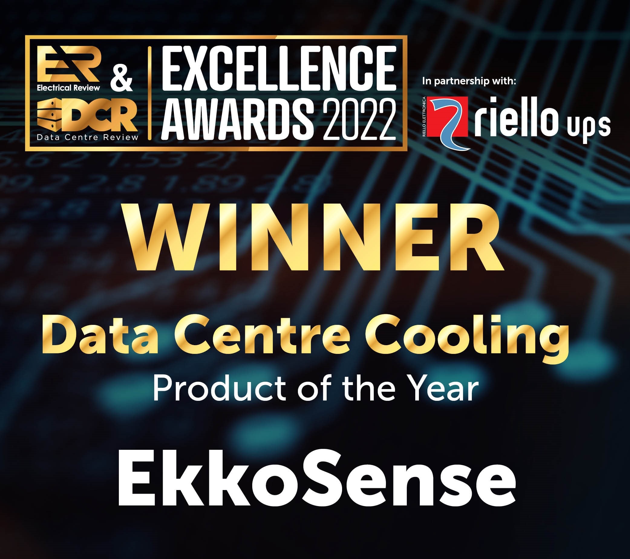 EkkoSense Cooling Advisor wins Data Centre Cooling Product of the Year Award!