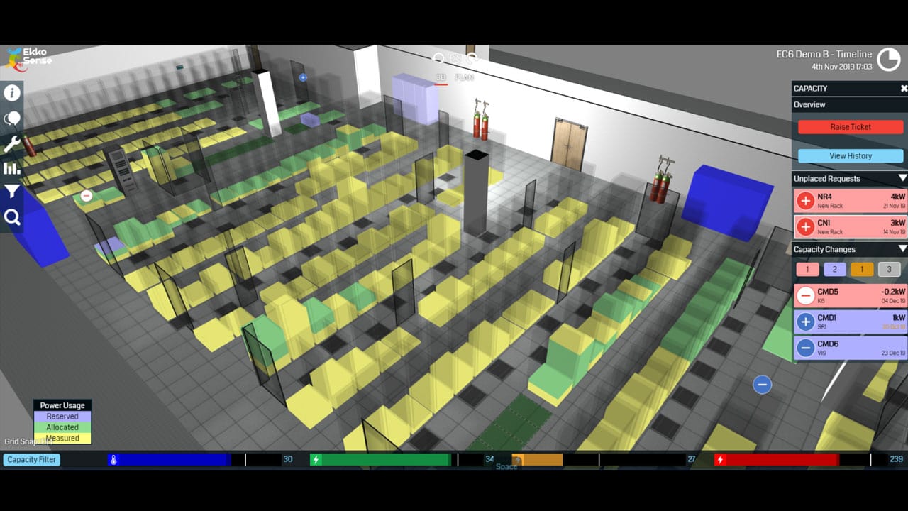 Most intuitive platform for data centre Capacity Management