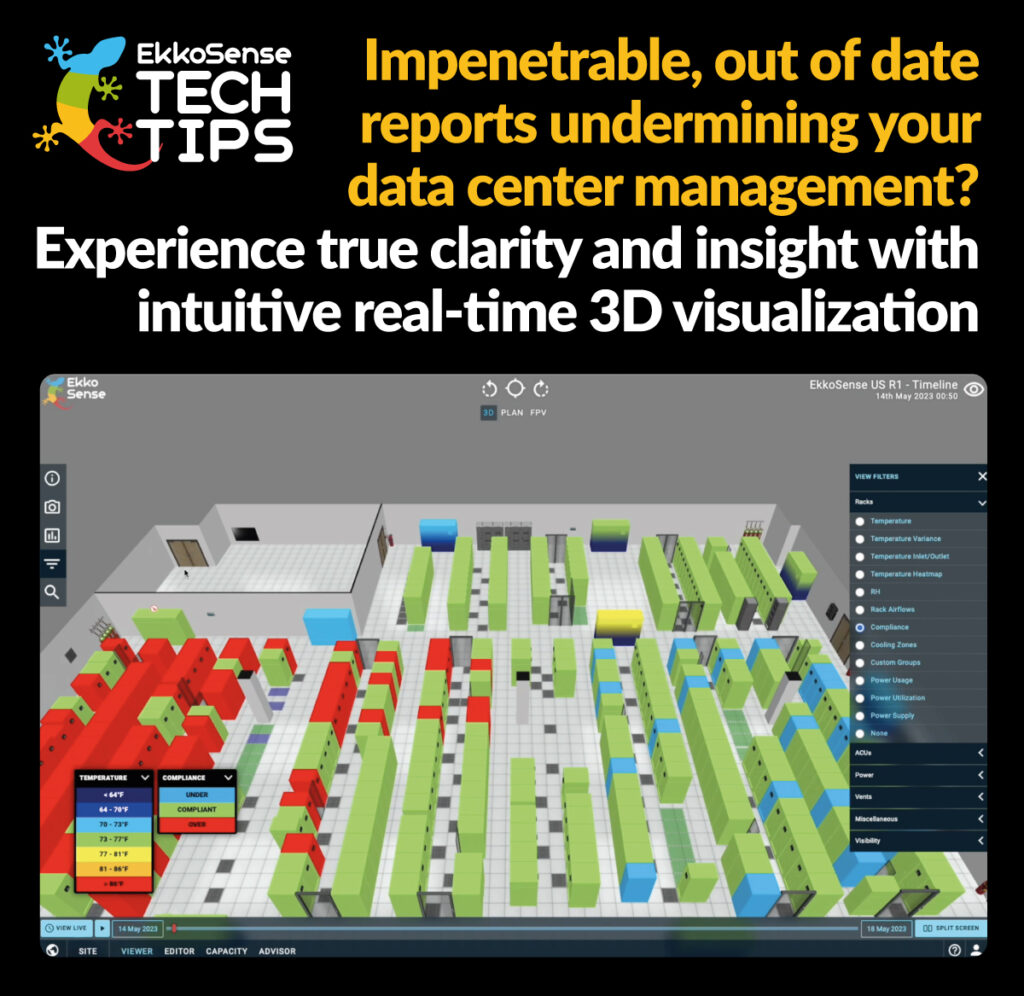 Data Center Optimization made easy with 3D visualization