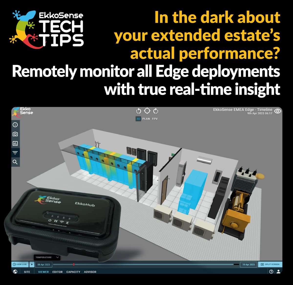 Remotely monitoring Edge deployments with EkkoSense