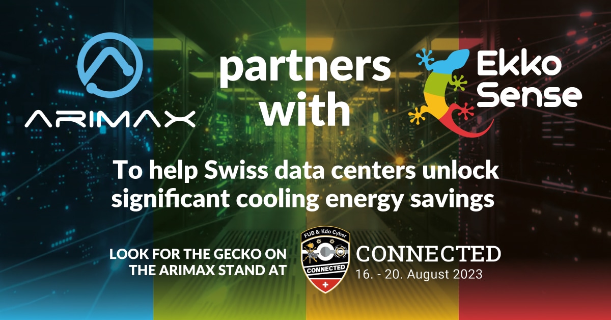 Arimax partners with EkkoSense to help Swiss data centers unlock significant cooling energy savings