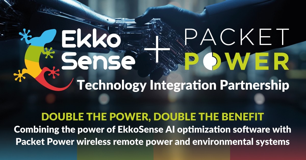 EkkoSense and Packet Power Announce Technology Integration Partnership