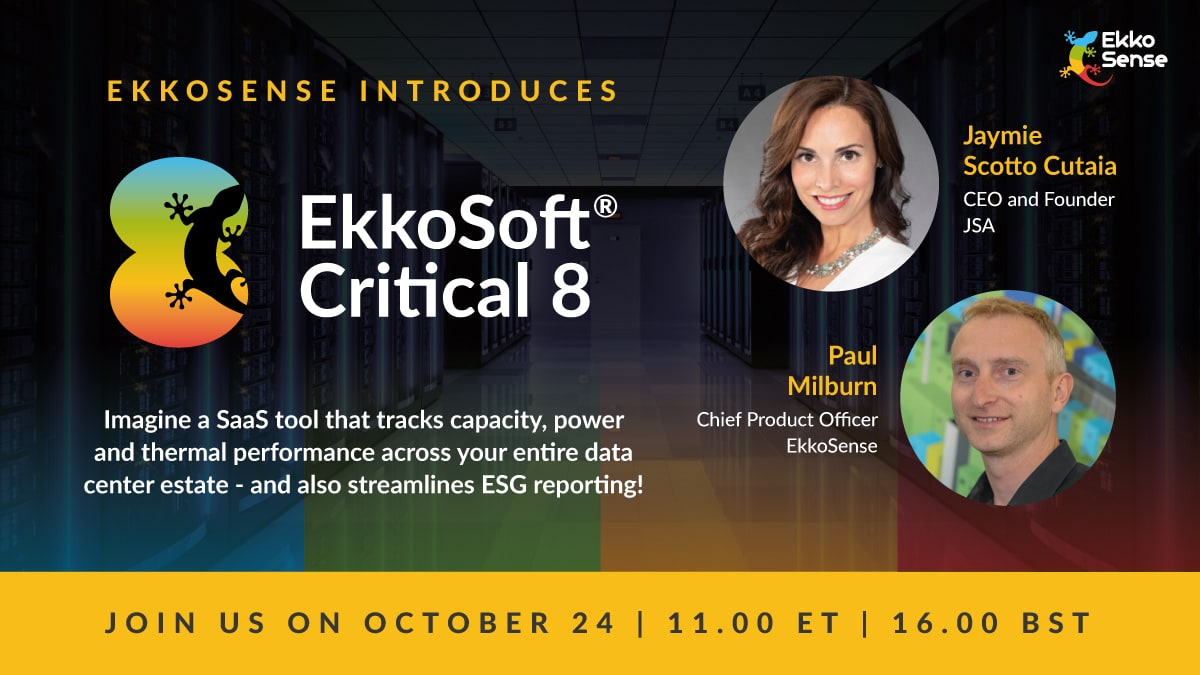 Webinar invitation – EkkoSoft Critical 8.0 unveiled to optimize data centers