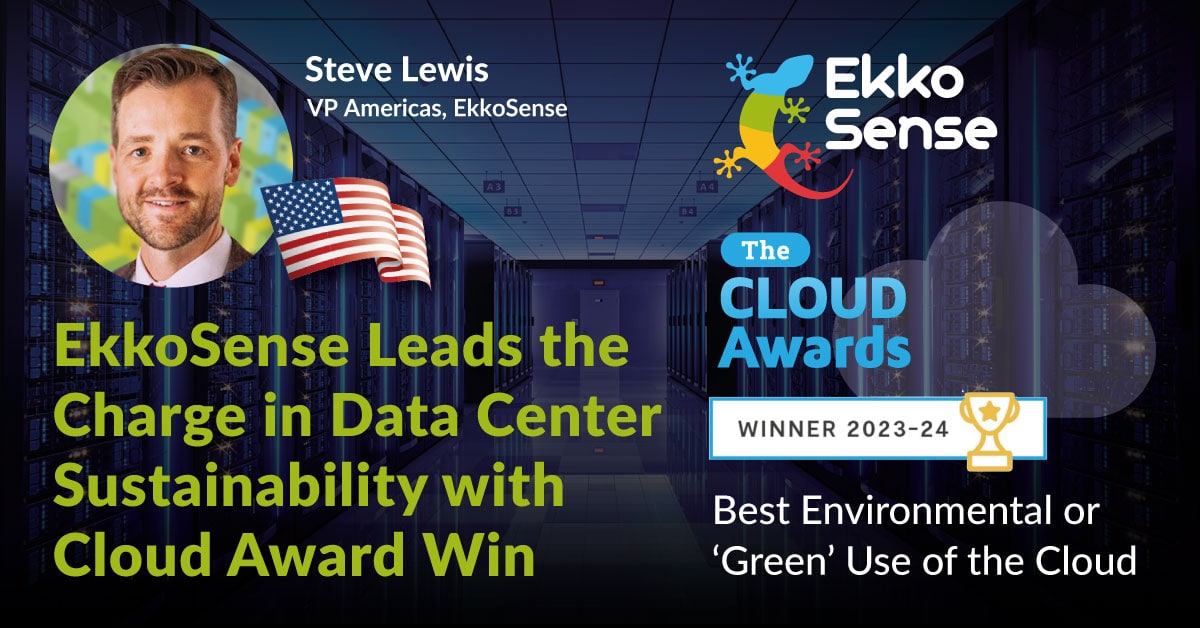 EkkoSense Leads the Charge in Data Center Sustainability with Cloud Award Win