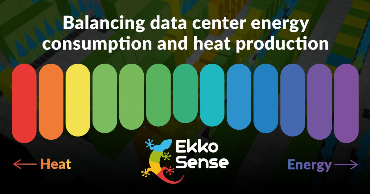 Data centre balancing energy and heat - EkkoSense