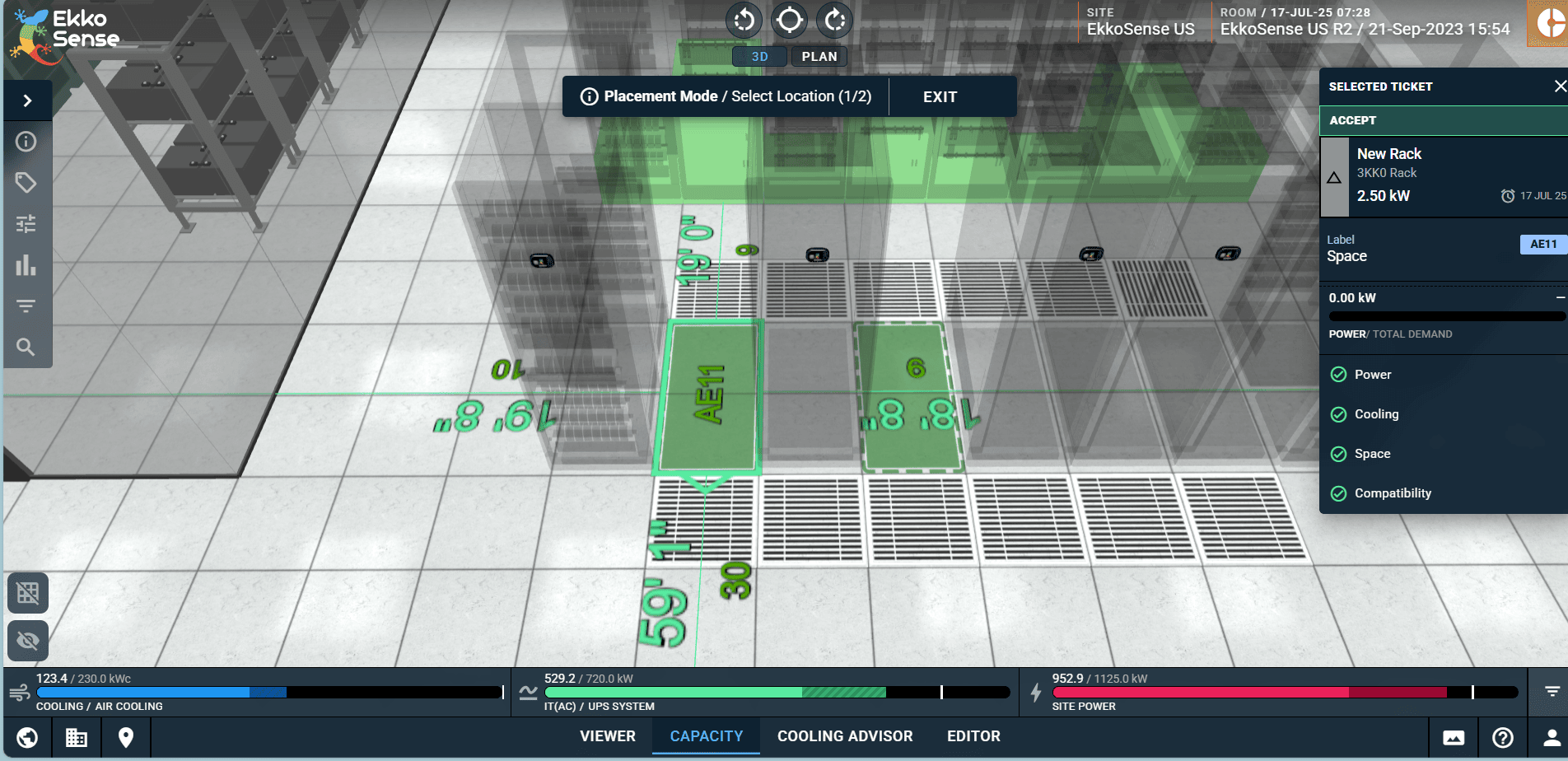 Capacity Block Data Center Data Center Capacity Management Innovations Unveiled - EkkoSense