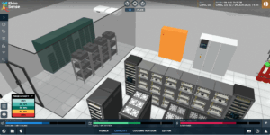 EkkoSense data center power management screen image showing UPS and PDU capacity