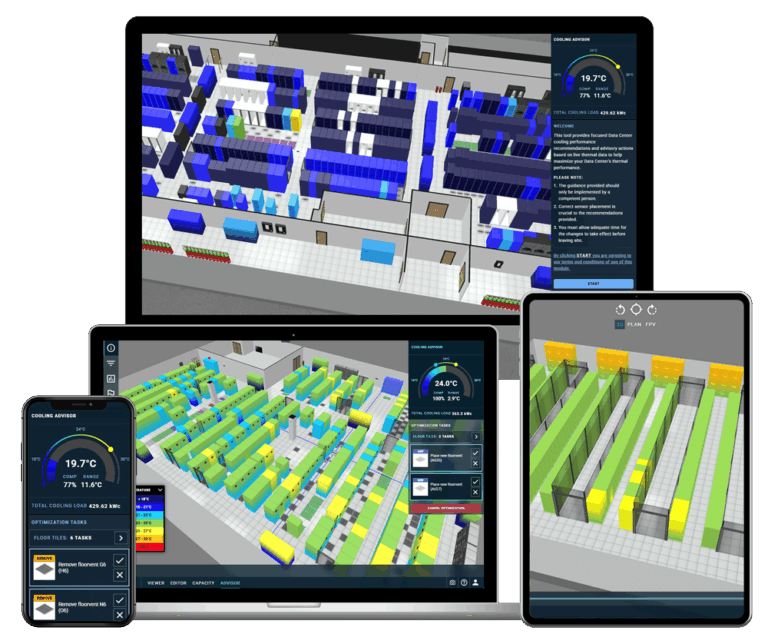 AI Data Center Cooling Optimization Software | Cooling Advisor - EkkoSense