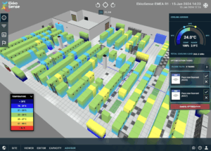 EkkoSoft Critical 3D Digital Twin Cooling Advisor