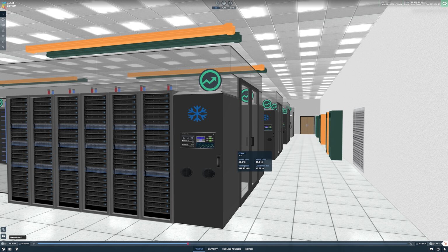 AI Liquid Cooling Optimization Software for Data Centers - EkkoSense