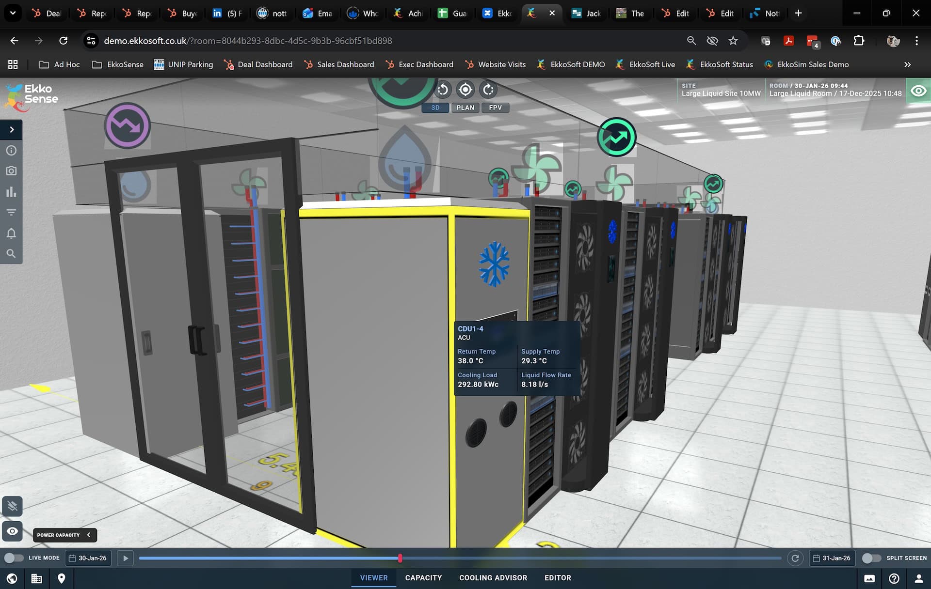 AI Liquid Cooling Optimization Software for Data Centers - EkkoSense