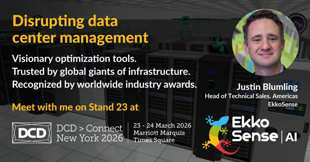 Justin Blumling Technical data center management expert talks about data center digital twin at DCD New York