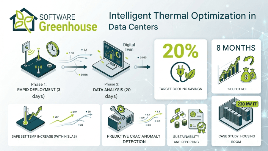 Improve data center performance in short time - a case study on EkkoSoft Critical with full ROi in 8 months