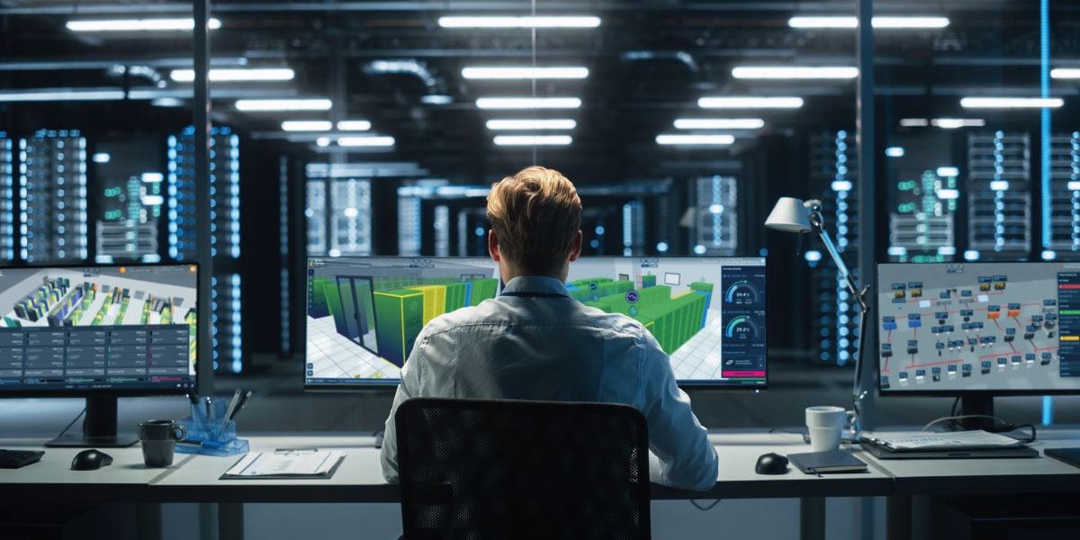 Complete Guide to Data Center Cooling Optimization Software, EkkoSoft Critical screens in a data center
