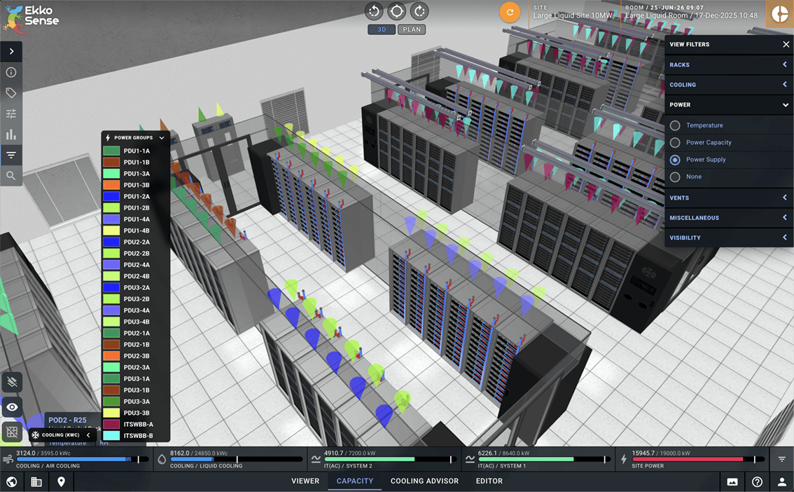 EkkoSoft Critical power supply screenshot