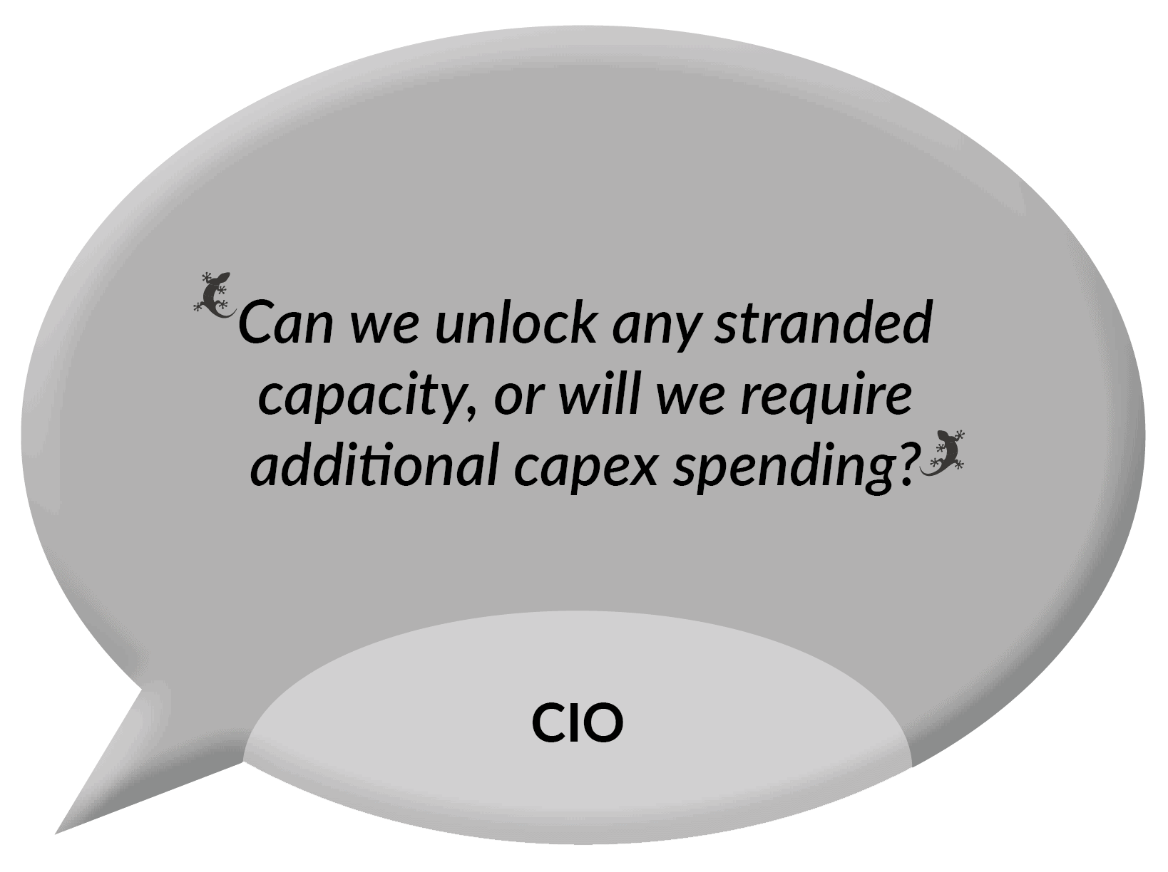 Can we unlock any stranded capacity, or will we require additional capex spending? - CIO